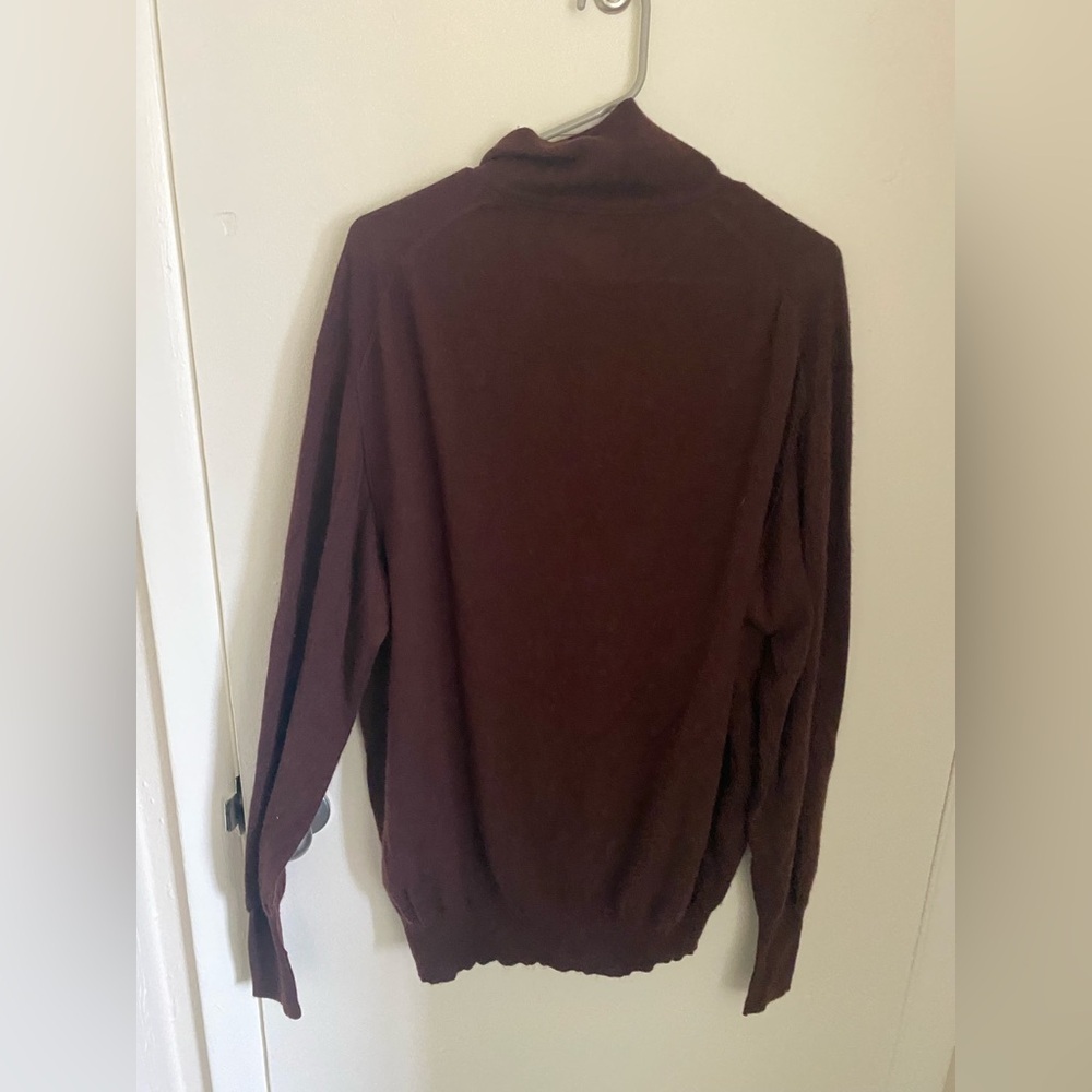 Loro piana mahogany cashmere polo - Picture 4 of 8